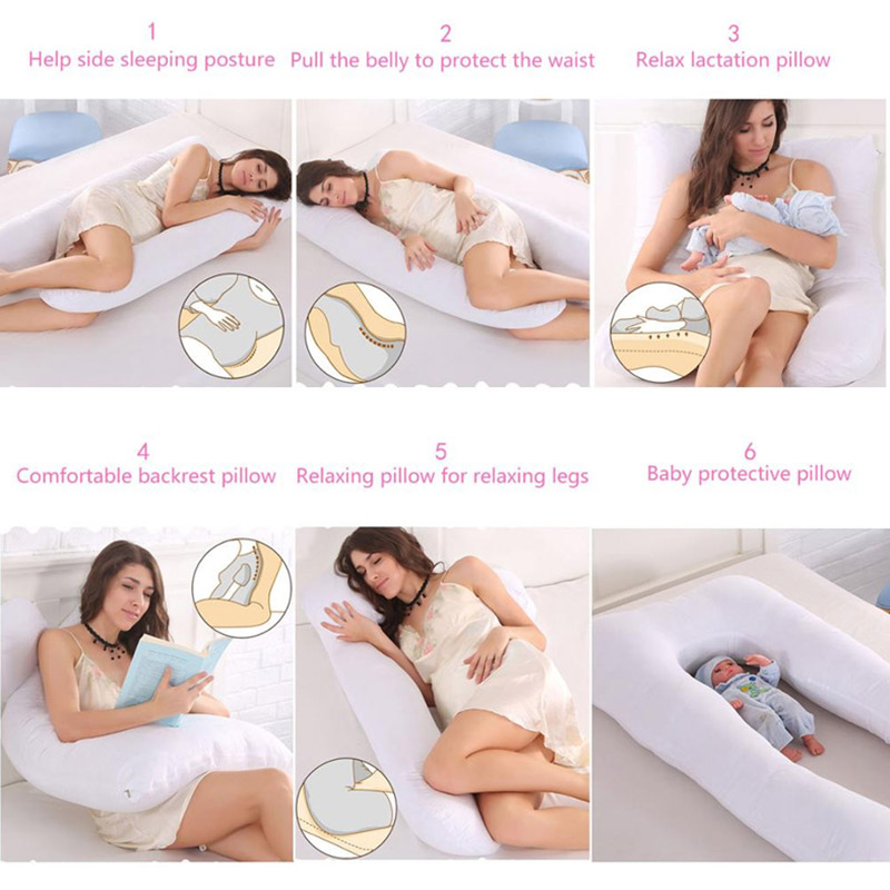 Oreiller de grossesse 130x70cm - Nursing Pillow Breastfeeding avis et prix